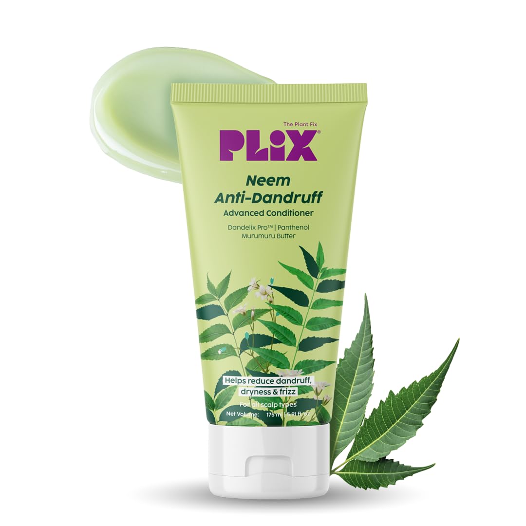 The Plant Fix Plix All Neem Anti-Dandruff Advanced Conditioner | With Dandelix Pro & Murumuru Butter | Paraben & Sulphate Free | Unisex (175 Millilitr