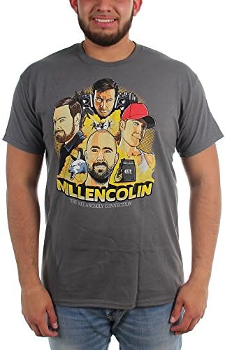 Millencolin - Mens Connection T-Shirt, Large, Black
