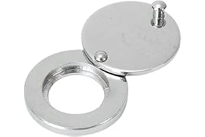 AUTUUCKEE Copertura per spioncino porta, occhio di gatto per interni, copertura per spionaggio, protezione per la privacy, in ferro (argento)