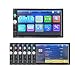 Produktbild Bluetooth Car Audio Stereo - Kingwon Bluetooth Auto-Stereo-Audio-In-Dash Aux Input Receiver SD / USB-MP5-Unterstützungs-GPS, Bluetooth-Autoradio USB SD Cam-In (Autoradio mit GPS)