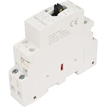 Contacteur AC Heschen 2 Pôles 16A - 24V DC, Montage Rail DIN 35mm