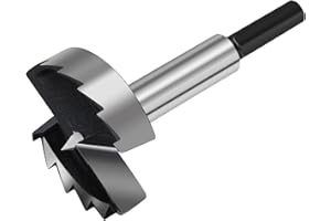 HSAWBIT 50mm Forstner Drill Bit for Woodworking, Forstner Bit Wood Drill Bits for Holes, Hinge Cutter (Ø50mm, length 90mm, HEX Shank)