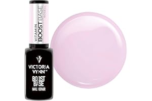 Victoria Vynn Vitamina Boost Base – Base de gel fortalecedor de uñas con fibra de vidrio, calcio y vitaminas E+B5 – Rosell 8 ml