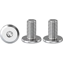 Becherschrauben Edelstahl Viti A Tazza In Acciaio Inox A2 - Testa Piatta Rotonda Fessurata, Misure M3 M4 M5 M6 M8 Plexiglass 5 Mm - Foto 11