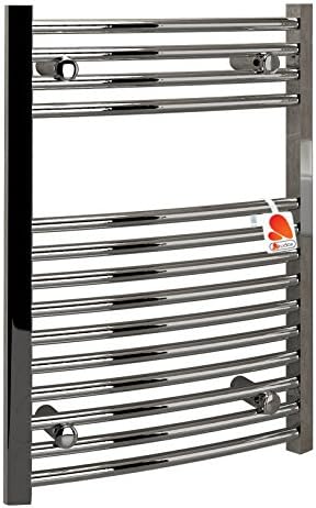 Kudox 5060069427069 Premium Curved Towel Rail - Chrome
