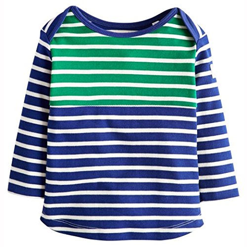 Joules Baby Boys L/S Top Midnight Stripe BabyBrett: 3-6 months