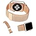 Produktbild Apple Watch Band, DRUnKQUEEn 38mm Milanese Loop Stainless Steel Smartwatch Bracelet Strap Band for 38mm Apple Watch & Sport & Edition with Unique Fully Magnetic Lock Closure (No Buckle Needed)
