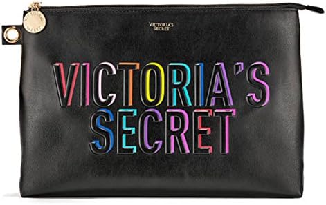 Victoria's Secret New Genuine Large Rainbow Beauty Makeup Bag (Cosmetics Case)