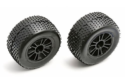 Preisvergleich Produktbild Standard Spoked Wheels, black with Mini-Pin tire