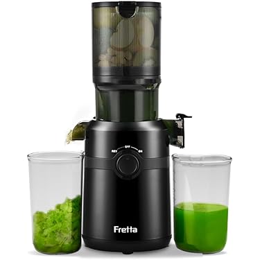 Slowjuicer - sapcentrifuge voor fruit en groenten - 1100W - 2000ml pulpcontainer - 1000ml