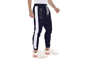 Vancavoo Pantalones Hombre Pantalón Tights Jogger Sweat Pants Casual Jogging para Algodón Trouser Largos Pants Slim Fit con Bolsillos Deportivo Entrenamiento Fitness Gym Workout
