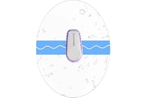 GTAGKOMMEN Dexcom G6 patch, 50 x impermeabili cerotto sensore CGM patch per Dexcom G6, autoadesive, trasparenti e traspiranti, dura fino a 10 giorni