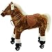 Produktbild Sweety Toys 6748 Reitpferd Stehpferd FURY auf Rollen mit Funktion Galopp und Pferdegewieher by Sweety Toys