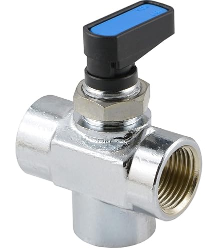 3-Wege-Kugelhahn BSPP 1/4 Edelstahl - Für Wasser, Gas & Luft