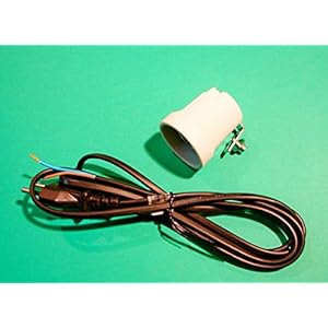 Terrarien Keramik Fassung E27 Anschluss Set / verstellbar / TZS