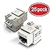 Produktbild Ethernet Keystone, GearIT Cat6 RJ45 Punch-Down Keystone Jack Connector, White by GearIT