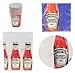Price comparison product image Official Heinz Tomato Ketchup Party Set Paper Plates, Cups, Napkins & Tablecloth