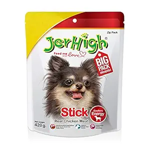 Jerhigh Stick Made with Real Chicken Meat, Medium, 420 g