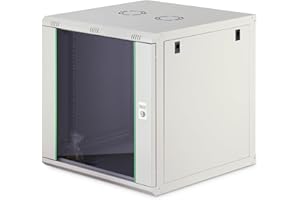 ‎DIGITUS DIGITUS Netzwerkschrank - 19 Zoll Rack - 12HE - Wandmontage - 600mm Tiefe - Traglast 60kg - Dynamic Basic Serie - Grau