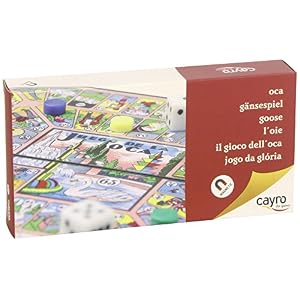 Cayro – Oca – + 5 Años – Modelo Pequeño Magnético – Juego de Mesa de Niños y Adultos – Ideal para Llevar de Viaje – Tablero Plegable – 2 a 4 Jugadores