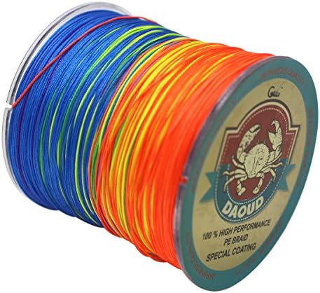 X8 Strand Braid Line 300M (327 Yards) PE Material Braided Fishing Line Super Power Braid Fishing Tackle (multi, 40lbs-0.28mm-18.1kg)