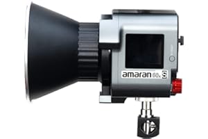 APUTURE Amaran 60x S - Ciągłe oświetlenie LED dla fotografa, studia - monolamp źródło punktowe, 65W dwukolorowe 2,700-6,500K światło wideo, obsługa aplikacji Bluetooth 5.0, mocowanie Bowens, bateria