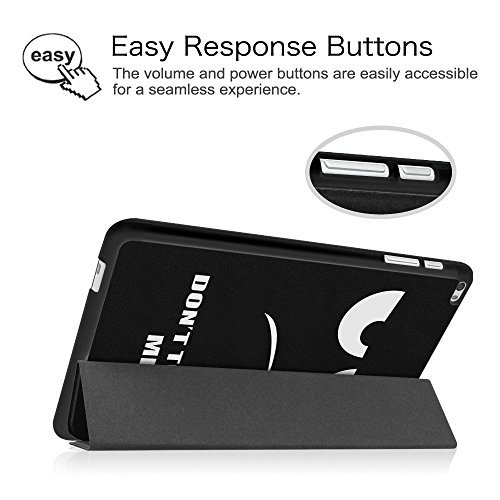 Fintie Huawei MediaPad T1 10.0 Hülle – Ultra Schlank Superleicht Ständer (SlimShell) Case Cover Schutzhülle Etui Tasche für Huawei MediaPad T1 10.0 LTE / WiFi (9,6 Zoll) Tablet-PC, Don’t Touch - 8