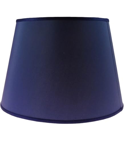 Paralume Cilindrico In Cotone Fatto A Mano - Diametro 25cm, Altezza 20cm, Colore Ocra Per Lampade - Foto 4