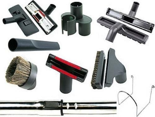 Central vacuum system Accessory 32mm Set 9 piece - Brushes with Telescopic tube