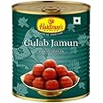 Haldiram's Gulab Jamun Tin | Soft & Juicy Indian Sweets | Traditional Mithai in Sugar Syrup (1Kg)