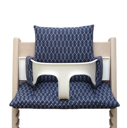 Blausberg Baby High Chair Cushion for Tripp Trapp - Sailer blue