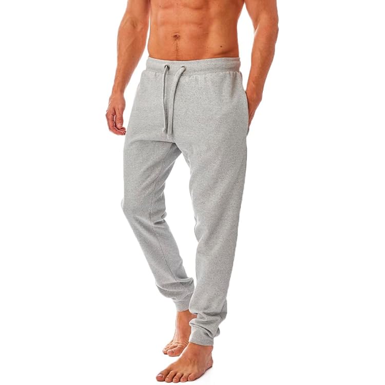 JustSun Trainingspak Broekjes voor heren joggingbroek met ritszakken, Zwart, S