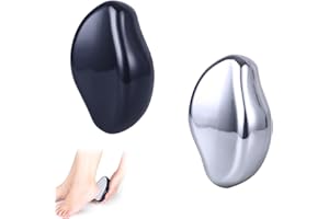 DALAETUS 2 Pcs Magic Crystal Hair Eraser Set, Painless Hair Remover with Two Colours, Exfoliation Hair Removal Stone, Reusable Hair Removal Tool for Men and Women, Hair Removal, Silky Smooth Skin