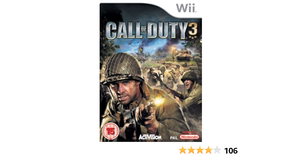 Call Of Duty 3 Wii Amazon Co Uk Pc Video Games Call Of Duty 3 Wii Amazon Co Uk Pc Video Games