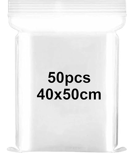 VIOKS 500 Sacchetti Con Chiusura Lampo, 60x80 Mm, Spessore 5 Micron, Trasparenti E Richiudibili, Per Alimenti E Piccoli Oggetti