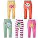 DANROL Baby Girls 5-Pack Cartoon Pants set 100% Cotton 24 Months