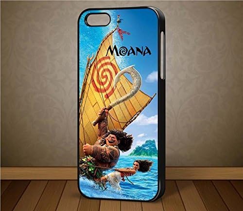 Moana and Maui in Boat Phone Case for iPhone Samsung HTC Nokia Disney Princess(For Google Nexus 6 White)