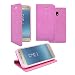 Produktbild Samsung Galaxy J3 2017 Hülle Glitzer Light Pink Design PU Leder Book Flip Case Cover