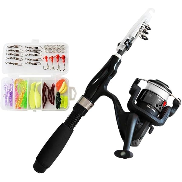 Shakespeare Alpha Medium 6' Low Profile Fishing Rod and Bait cast