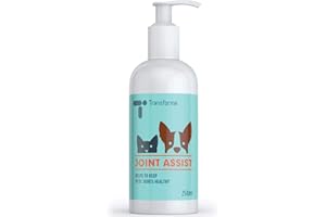 Transforme Joint Care Supplement for Dogs and Cats, Joint Assist High Strength Glucosamine, Chondroitin, MSM, Cod Liver Oil Plus Vitamins A, C & E, 250ml