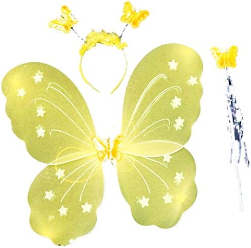 SET OF BUTTERFLY BERRY AND YELLOW CHILD BAG - HLLW