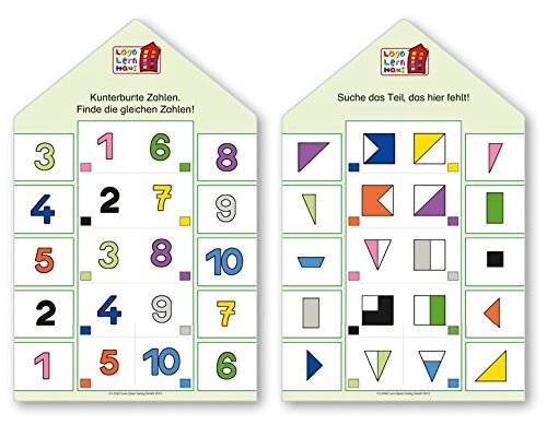 Logo Lernhaus / Mein Lernsteckspiel: Spielen - Lernen - Kontrollieren: Logo Lernhaus: Kartenset Vorschulwissen