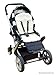ByBUM - Lambskin baby seat comforter, car seat liner, universal for infant and child car seats, eg; Maxi-Cosi, Roemer, for baby cots/beds, pushchairs/strollers or buggies; 100% MERINO WOOL