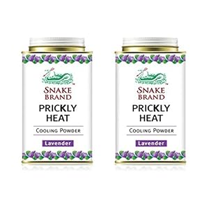 Snake Brand Prickly Heat Cooling Powder Lavender 150g (3 x 150g) - Image 2