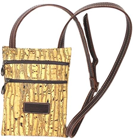 CORK CROSS-BODY BAG ECO-FRIENDLY by Dux Cork GENUINE PORTUGUESE PREMIUM Cork Fabric 100% QUALITY GUARANTEE FREE DELIVERY