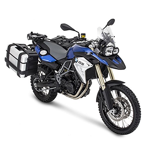Seitenkoffer Set Honda Africa Twin CRF 1000 L 2016 Givi Monokey Trekker TRK46N schwarz mit Alu Cover