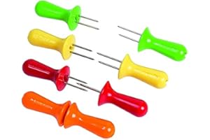 Zyliss E40001 Porta pannocchia di mais, Assortimento di colori, Set di 4