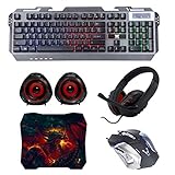 teclado woxter cambiar color Auriculares gaming con micrófono de 6x5mm, sensibilidad: 111±3% Db, rango de frecuencias: 20 Hz - 20 KHz, longitud del cable: 1.8 m, altavoces 2.0 de 15W, conector de 3.5 mm, control de volumen