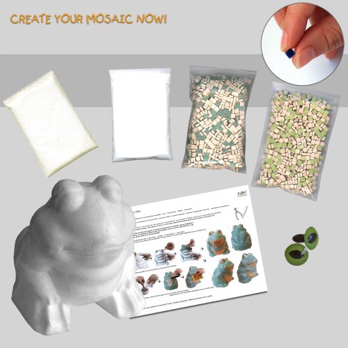 Mosaik Bausatz, 3D Skulptur, Frosch - 3