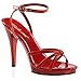 Produktbild PleaserUSA High Heels Sandaletten Flair-436 Lack rot Gr. 43